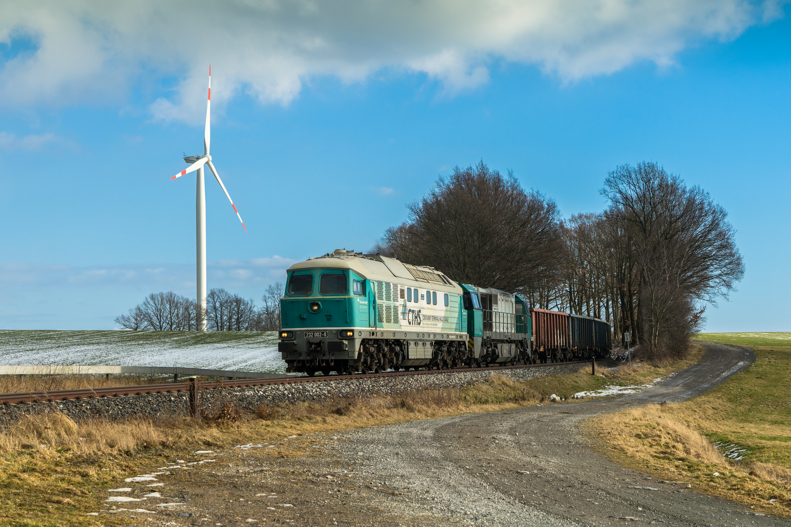  Abraumzug bei Pausa im Vogtland