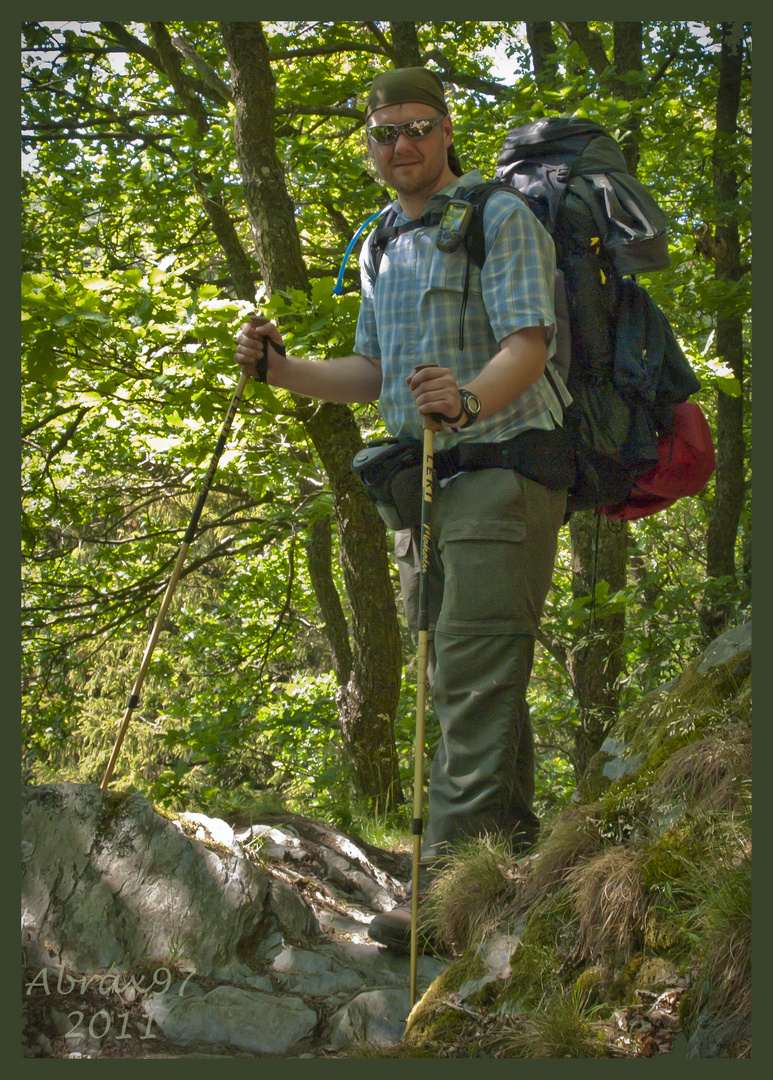 Abrax auf dem Wildnistrail