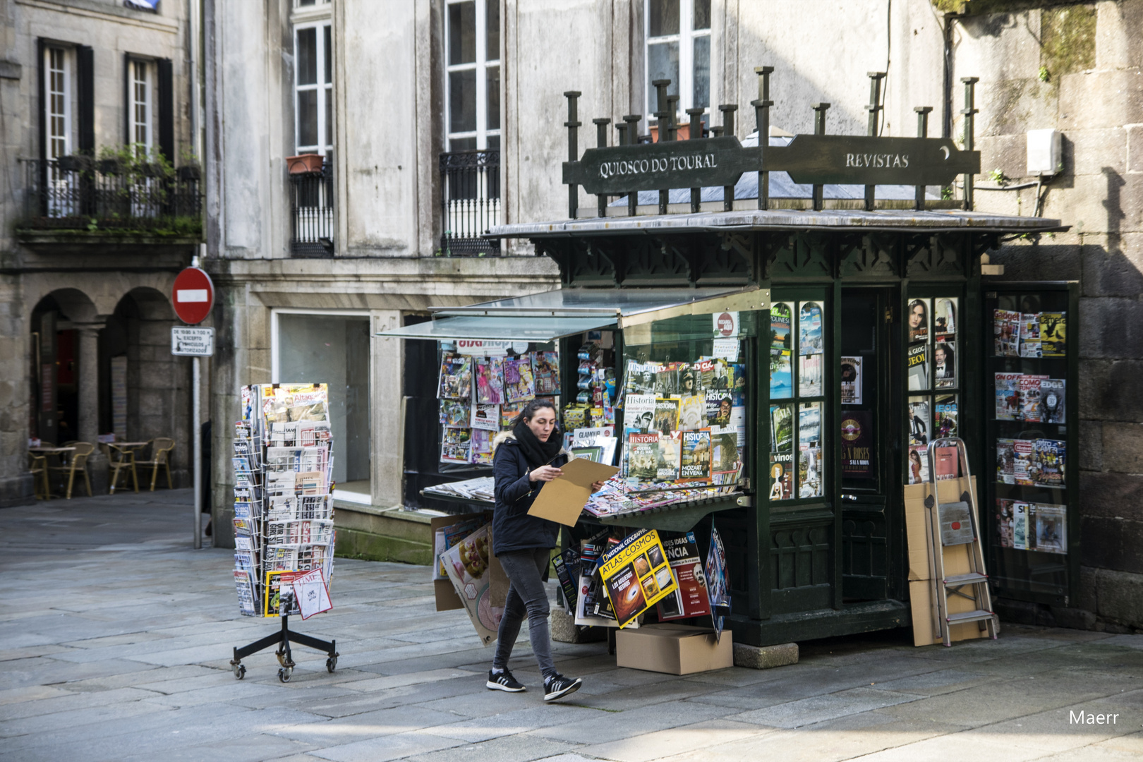 Abriendo el kiosco