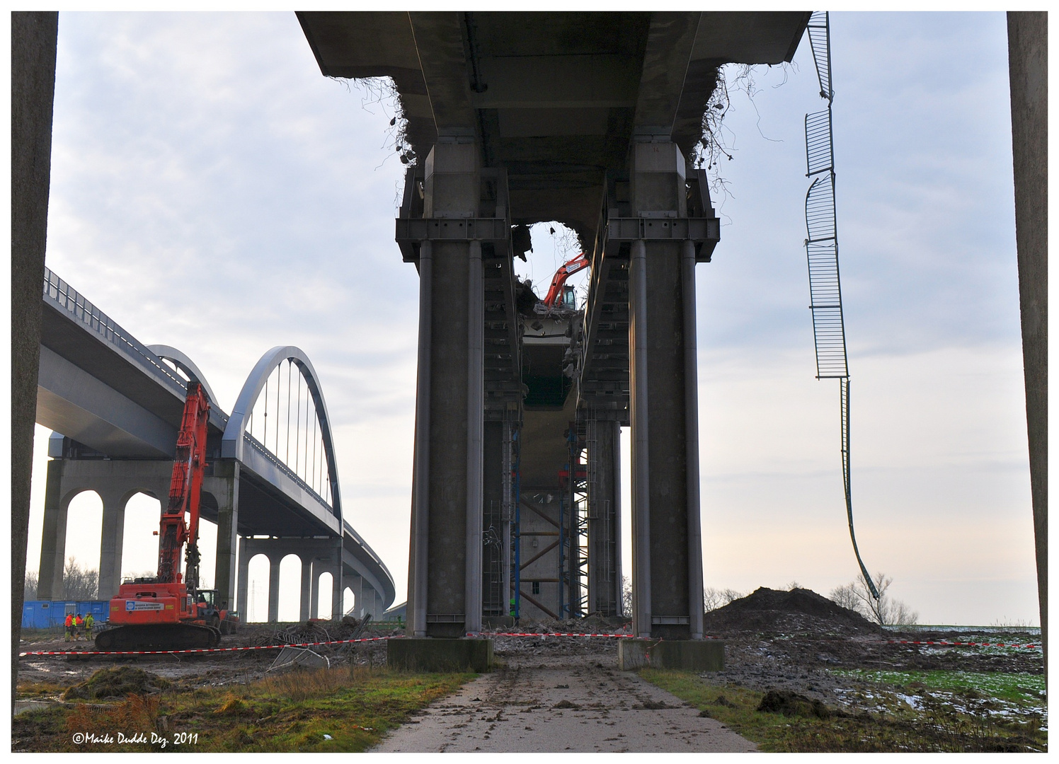 Abriss der Störbrücke