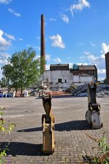 Abriss der Zuckerfabrik in Dormagen