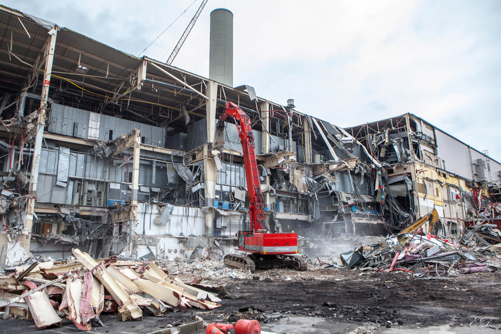 Abriss des Opel-Werkes in Bochum
