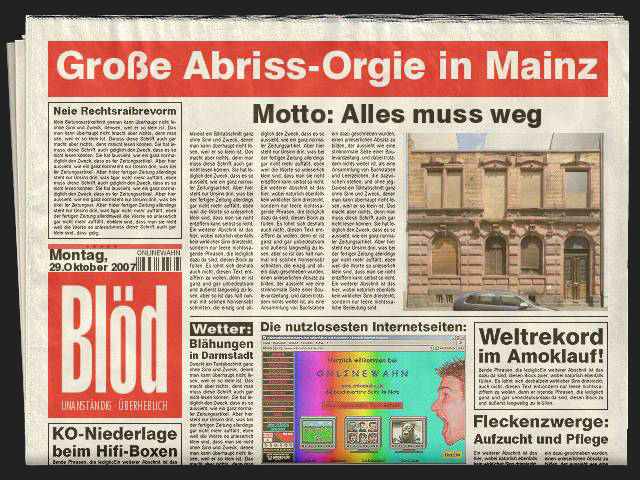 Abriss-Orgie