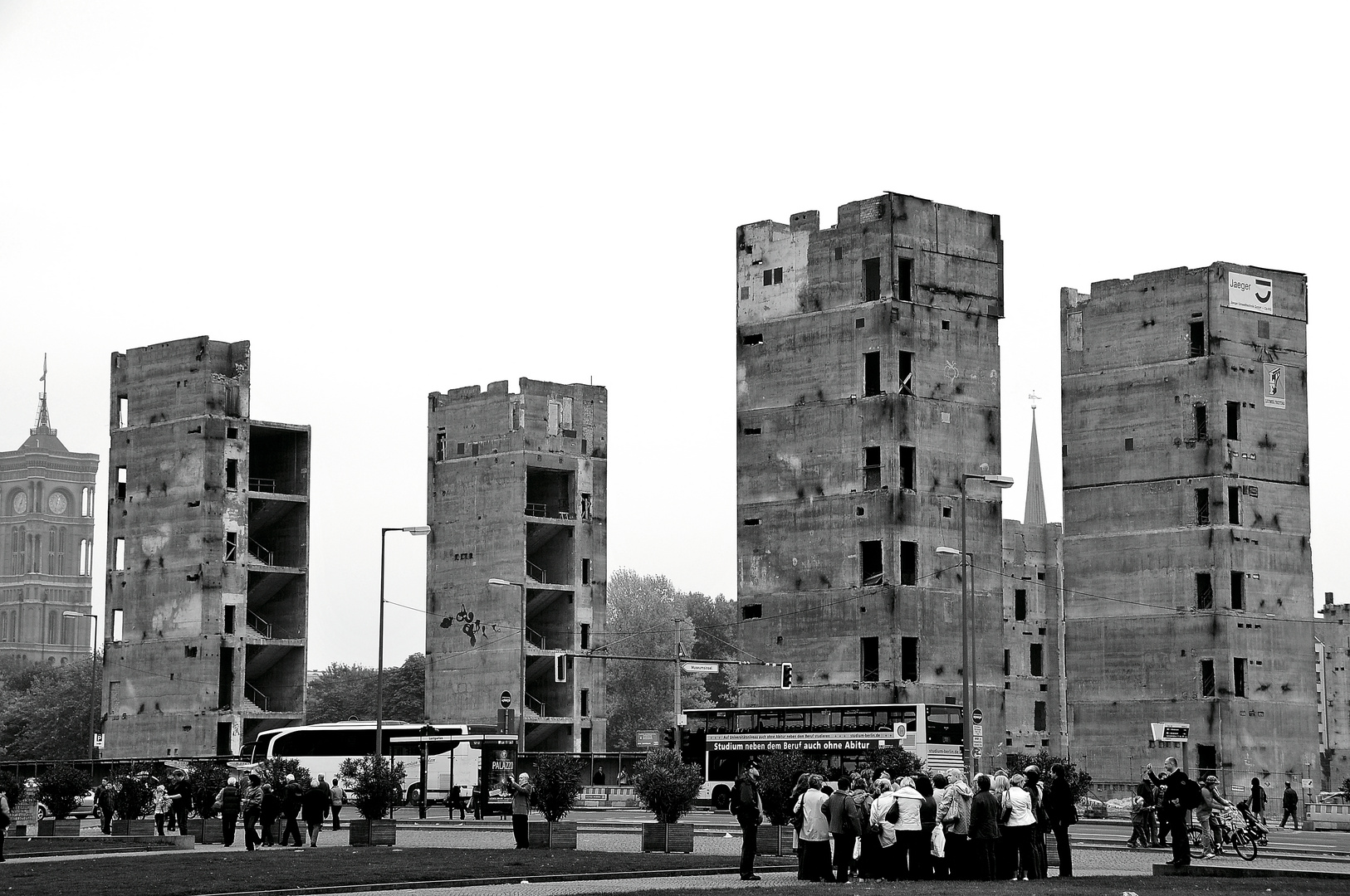 Abriß Palast der Republik (Bild 1)  Oktober 2008