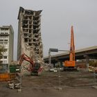 Abriss Thyssen Krupp Hochhaus in Siegen Geisweid