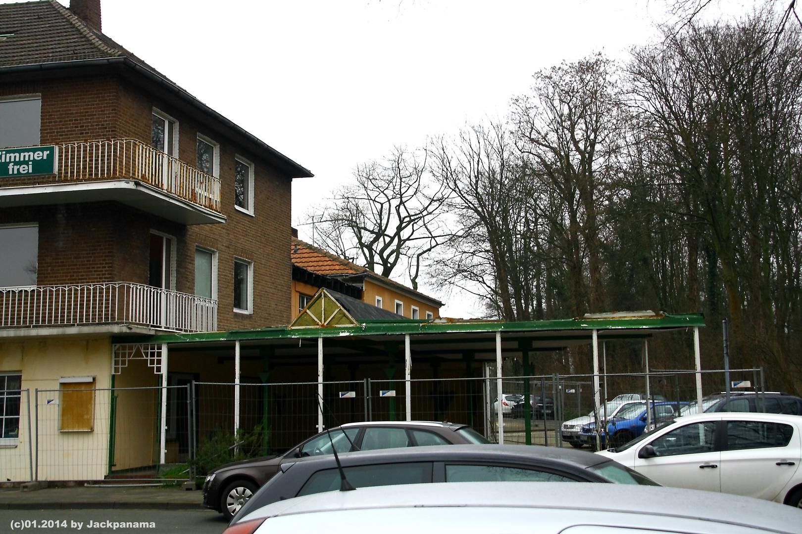 Abriss vom Hotel Galland in Wesel