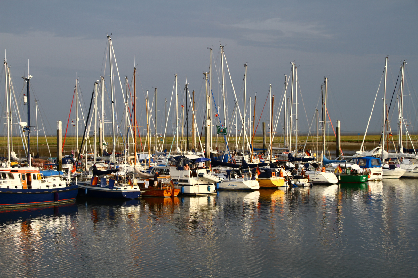 Abschied am Abend von Spiekeroog