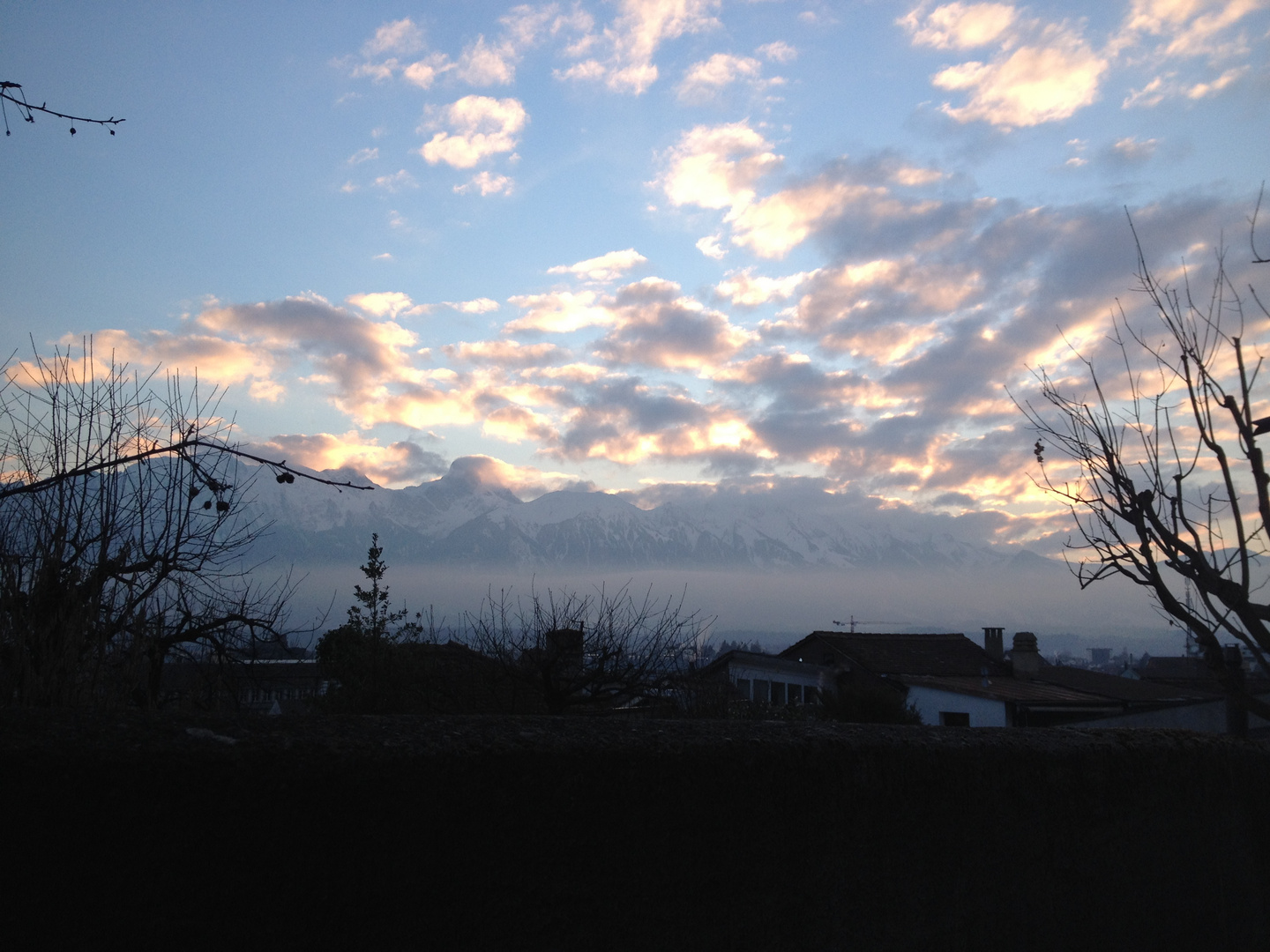 Abschied über die Wolken