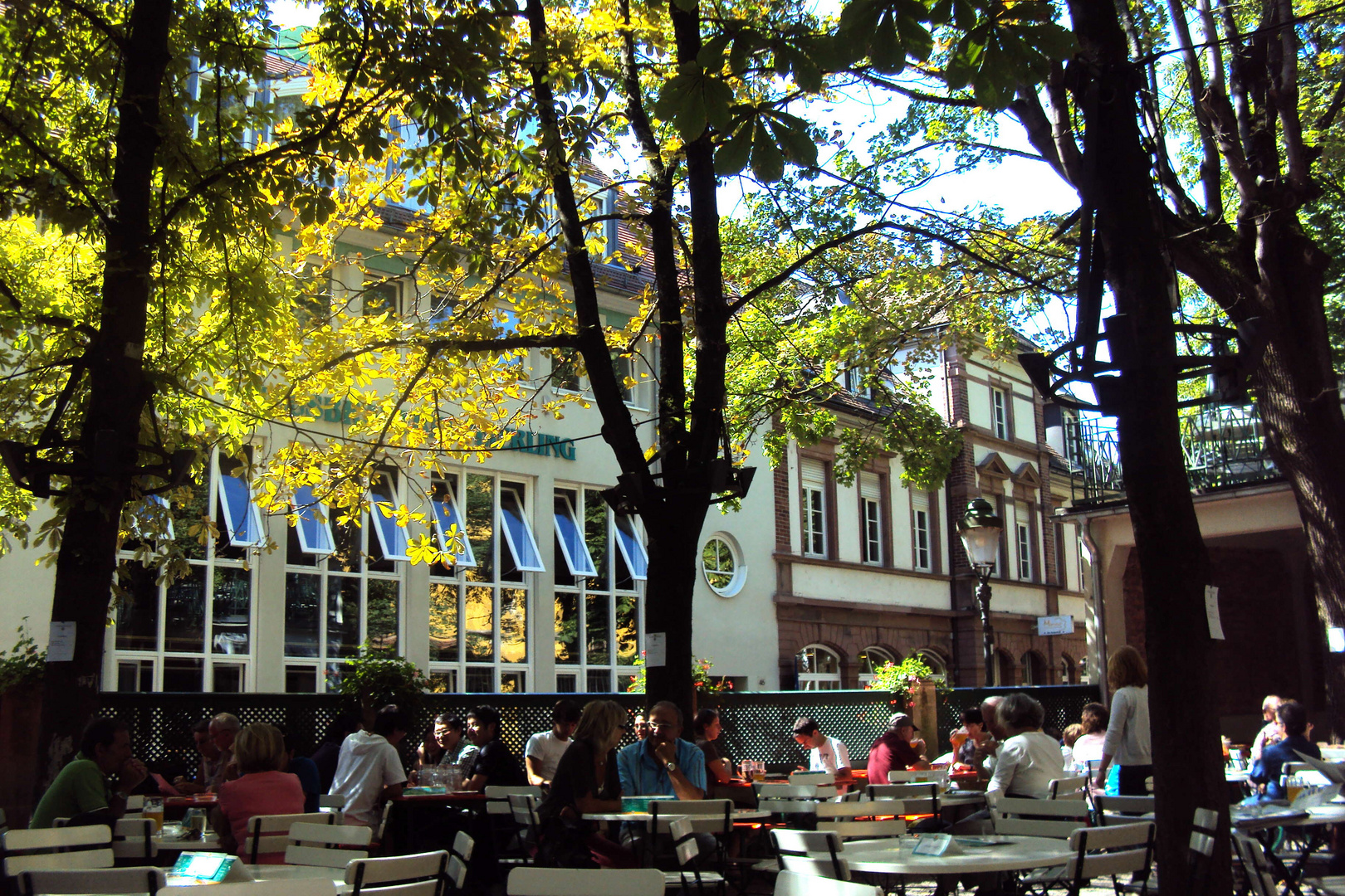 Abschied vom Sommer - die Feierling-Biergärten in Freiburg i.Br. am 9.9.2012