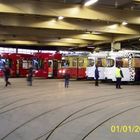 Abschied von Bielefelde Strassenbahn Wagen in Innsbruck am 08.02.2009