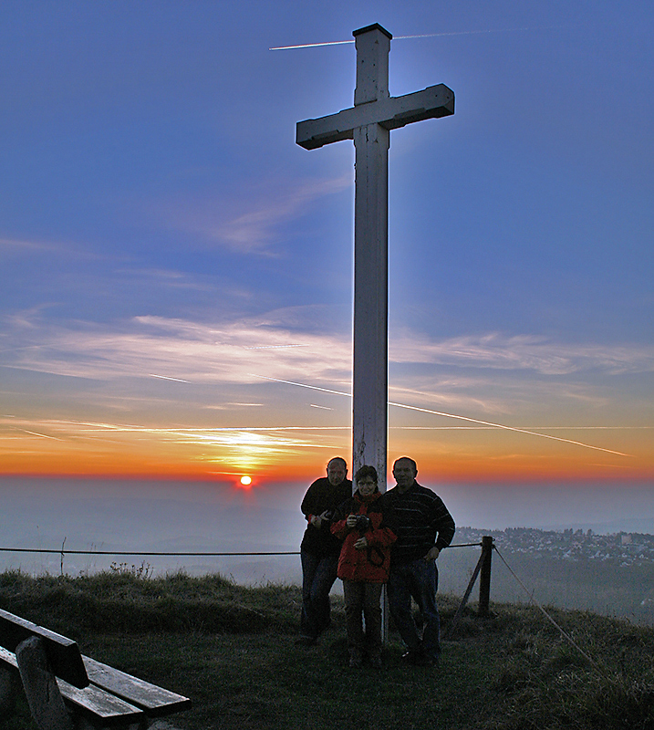 Abschied von den Freunden in Gosheim (Schwäbische Alp)