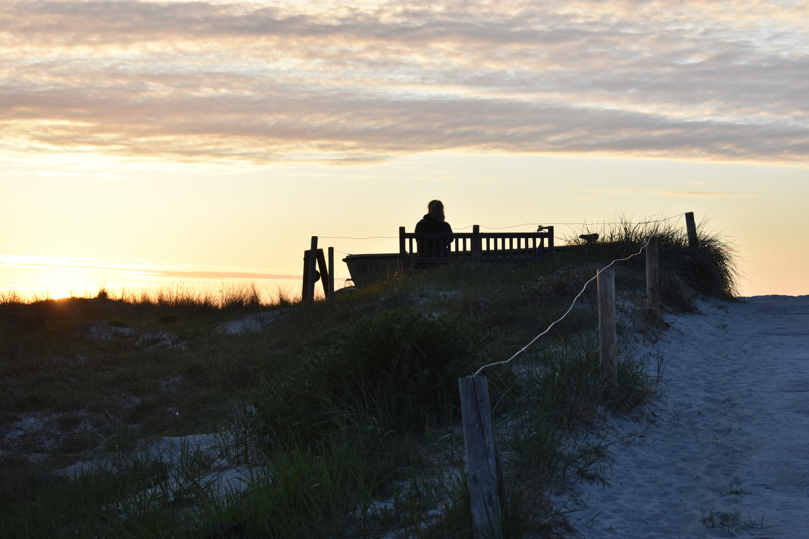 Abschied von einem Sommertag an der Ostsee