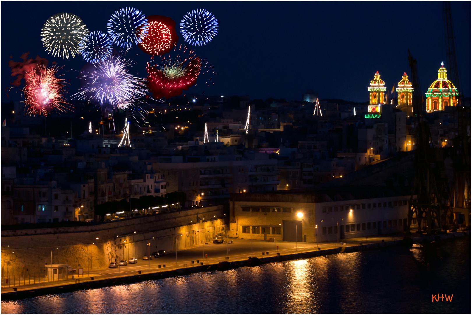 Abschied von Malta - Grand Harbour/Vittoriosa