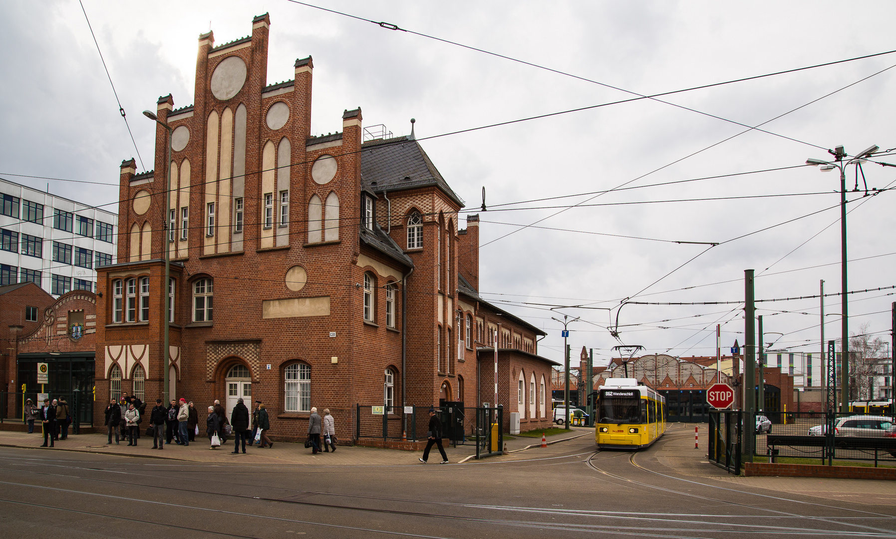 Abschiedsblick zum Betriebshof Köpenick