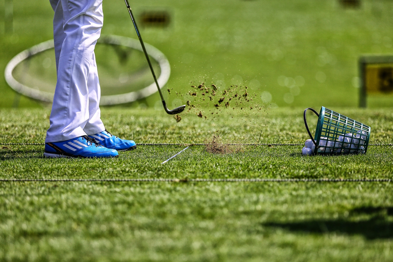 Abschlag auf der Driving Range