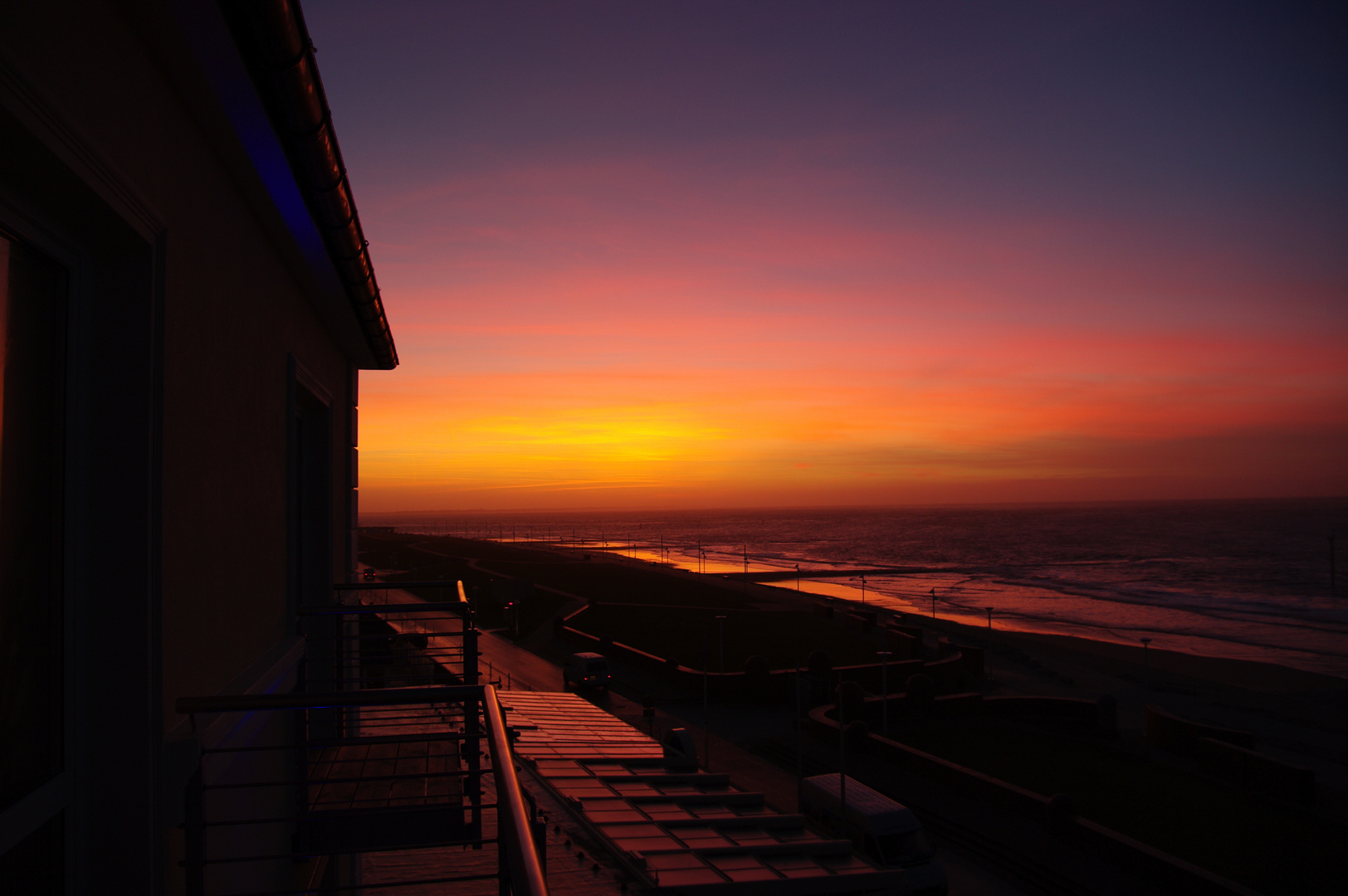 Abschluß eines schönen Tages auf Norderney im Februar 2011