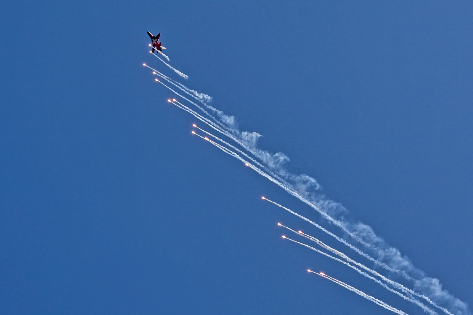 Abschlussbuquet der Patrouille Suisse