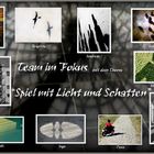 Abschlußcollage "Spiel mit Licht und Schatten"