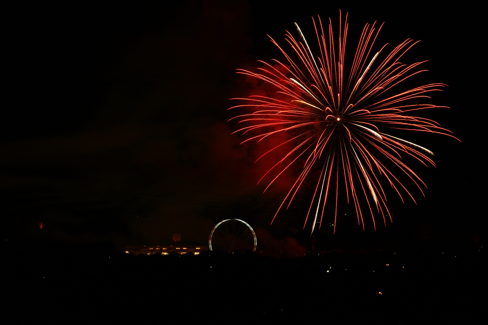 Abschlussfeuerwerk Augsburger Herbst-Plärrer 2010