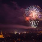 Abschlussfeuerwerk der 493. Annaberger KÄT 2013 2