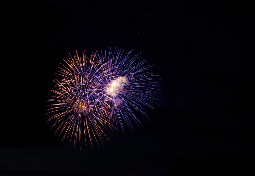 Abschlußfeuerwerk der Annaberger Kät