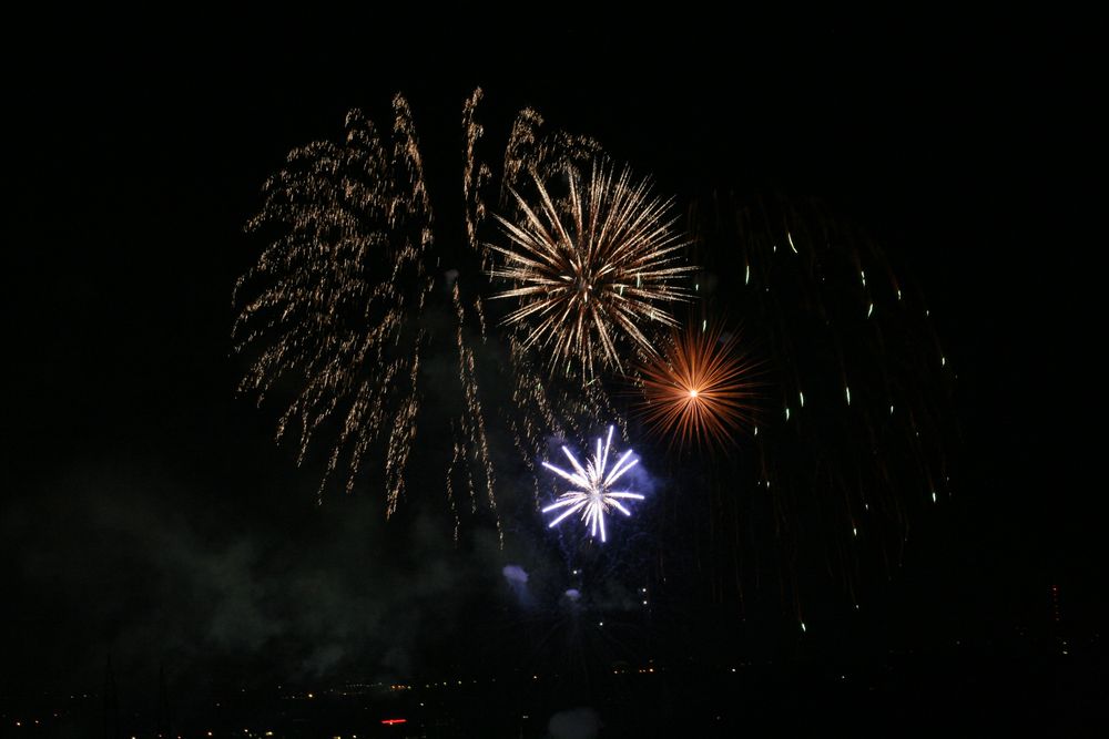 abschlussfeuerwerk der cranger kirmes