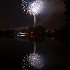 Abschlussfeuerwerk der Landesgartenschau Gießen