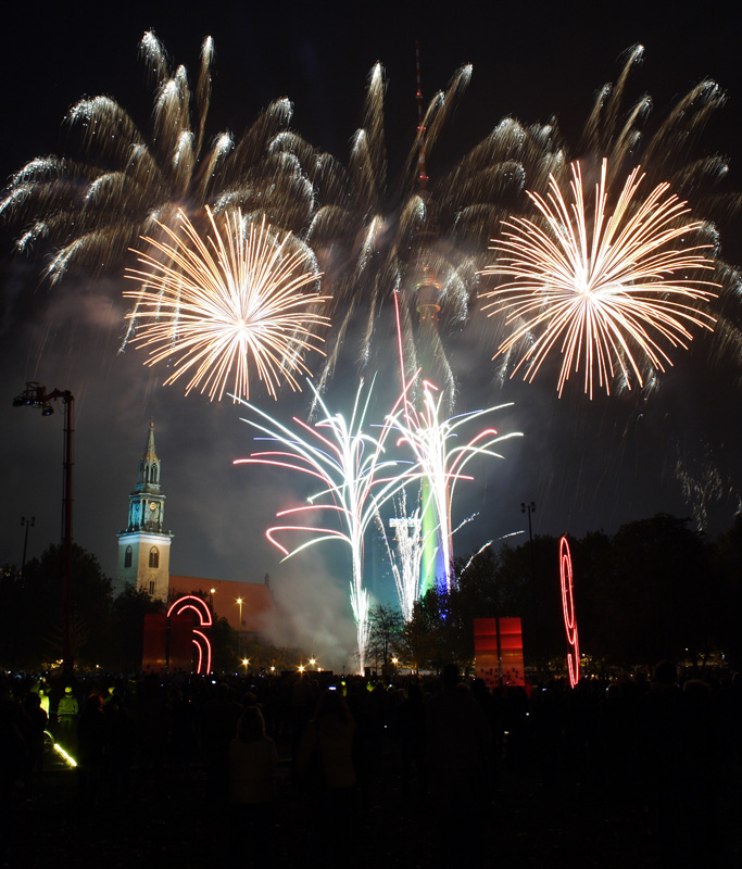 Abschlußfeuerwerk des FoL