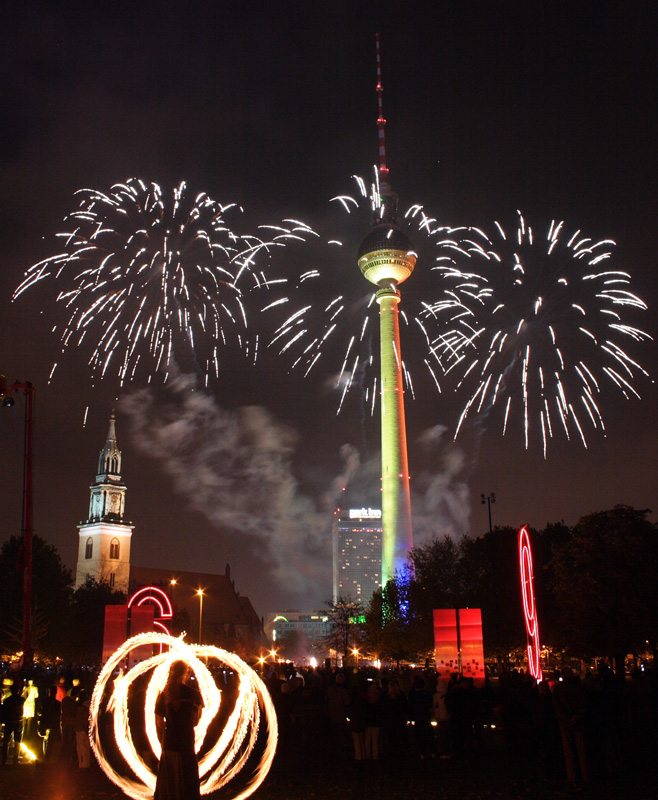 Abschlußfeuerwerk des FoL II