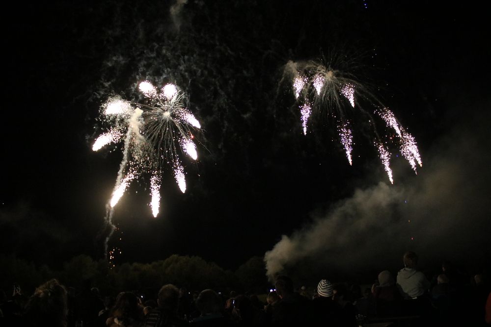 Abschlussfeuerwerk Drachenfest Rothsee