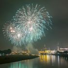 Abschlussfeuerwerk Dresdner Stadtfest 2015