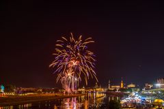 Abschlußfeuerwerk - Dresdner Stadtfest 2018 (02)