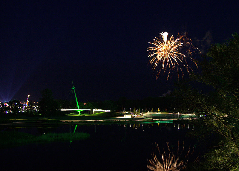 Abschlussfeuerwerk...