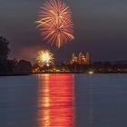 Abschlussfeuerwerk Frühjahrsmesse in Speyer