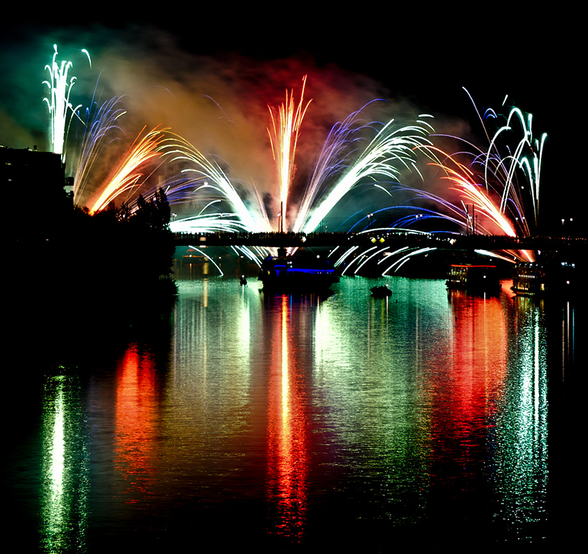 Abschlussfeuerwerk MUF Frankfurt 2008 - 1