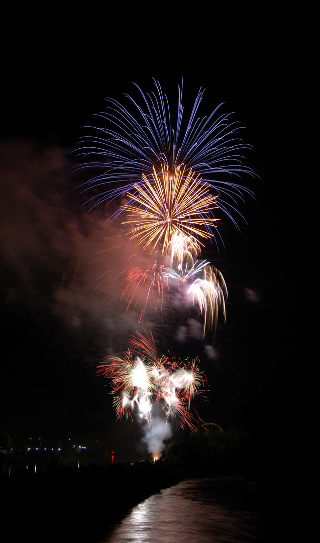 Abschlussfeuerwerk Regensburger Herbstdult 2010