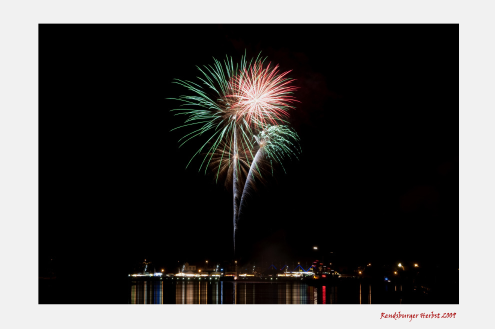 Abschlußfeuerwerk Rendsburger Herbst 2009