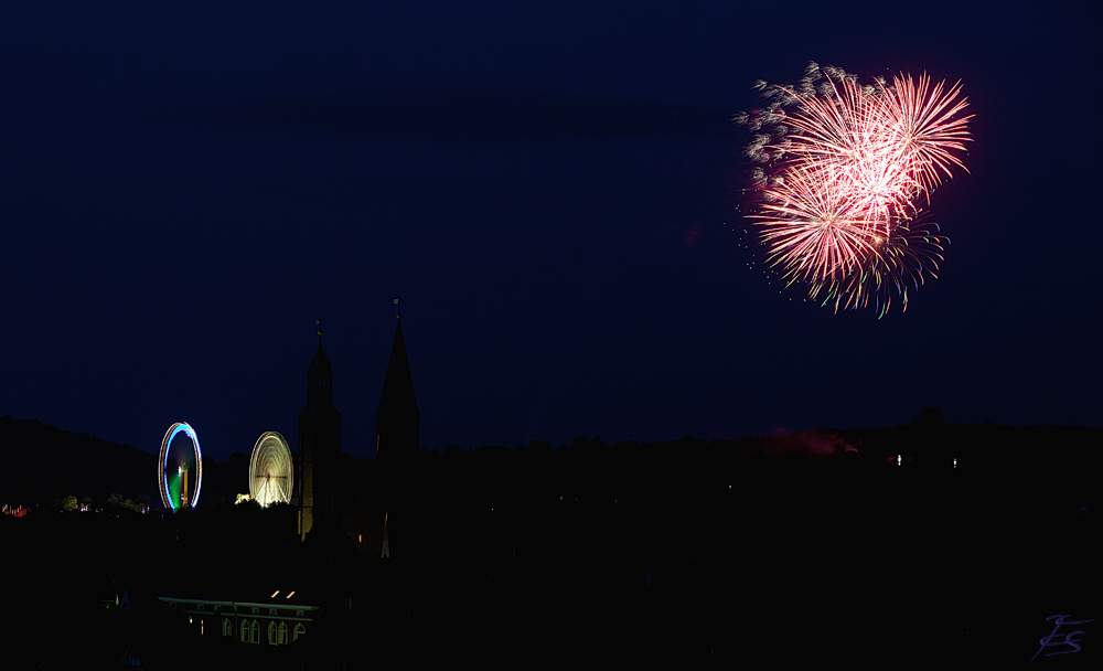 Abschlußfeuerwerk Schützenfest Goslar