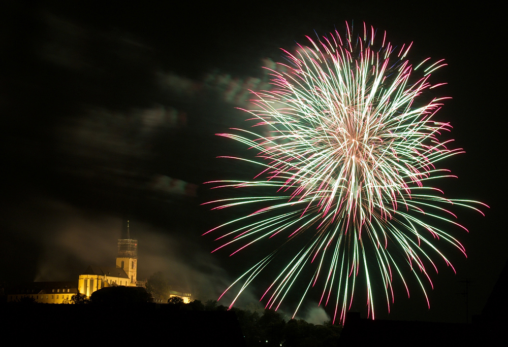 Abschlussfeuerwerk Stadtfest Siegburg 4