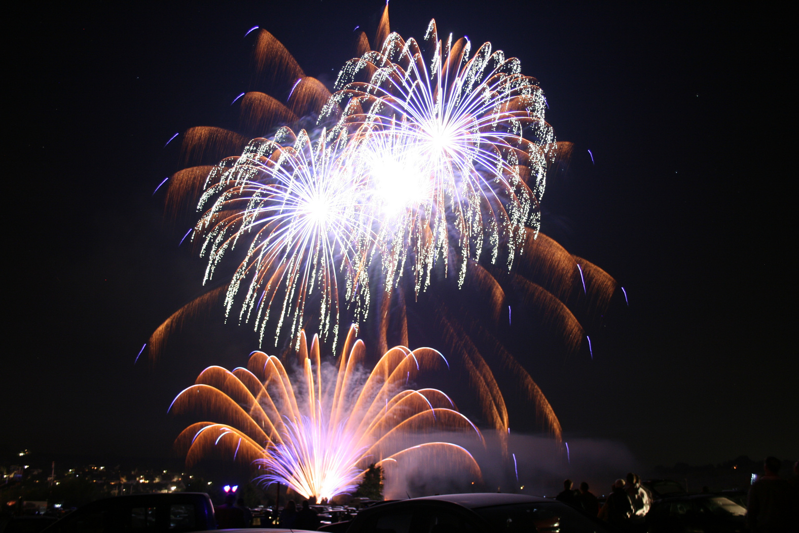 Abschlussfeuerwerk Warsteiner Montgolfiade 2012