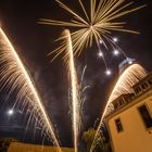 Abschlussfeuerwerk Winzerstraßenfest Weinböhla