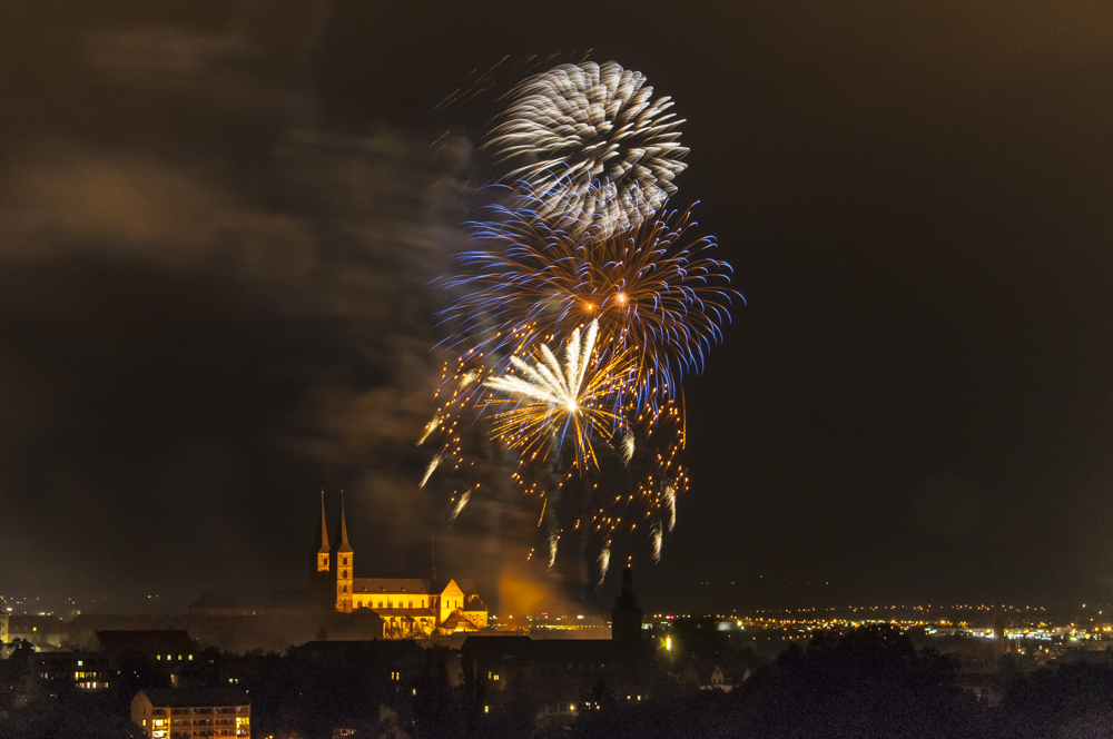 Abschlussfeuerwerk zur Sandkerwa 2013 # 2