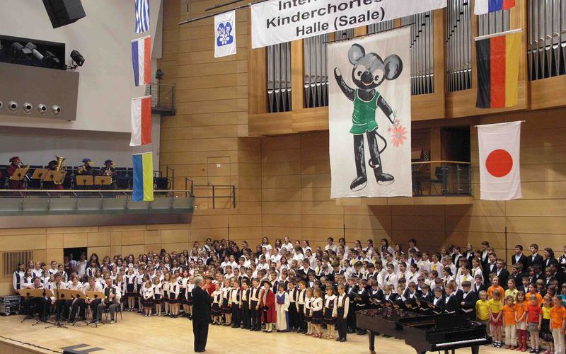 Abschlusskonzert vom 27. Kinderchorfestival am 7.Mai 2006 in der Händelhalle