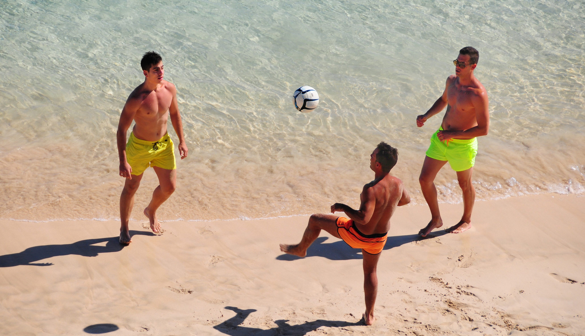 'Abschlusstraining' am Strand