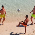 'Abschlusstraining' am Strand