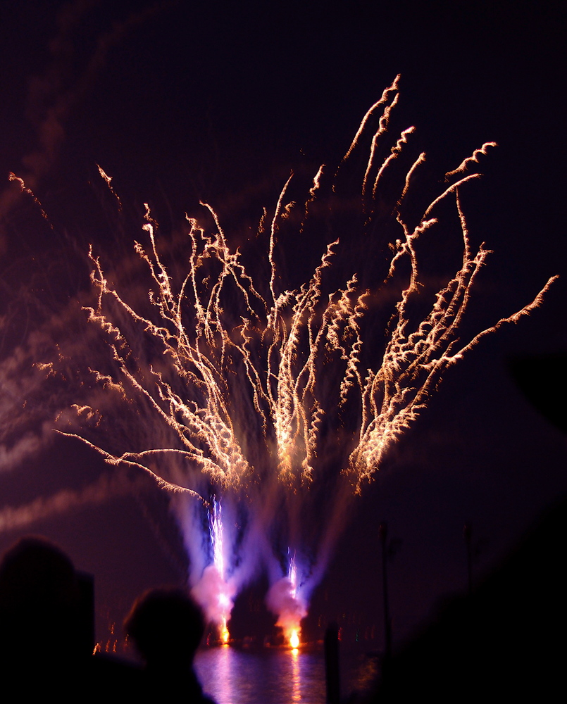 Abschuss Feuerwerk