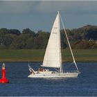 "Absegeln" bei herrlichem Herbstwetter . . .