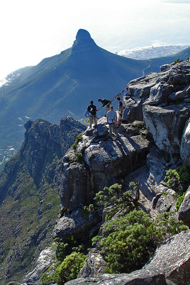 abseiling