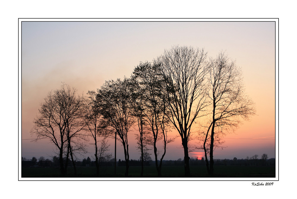 Abseits vom Osterfeuer