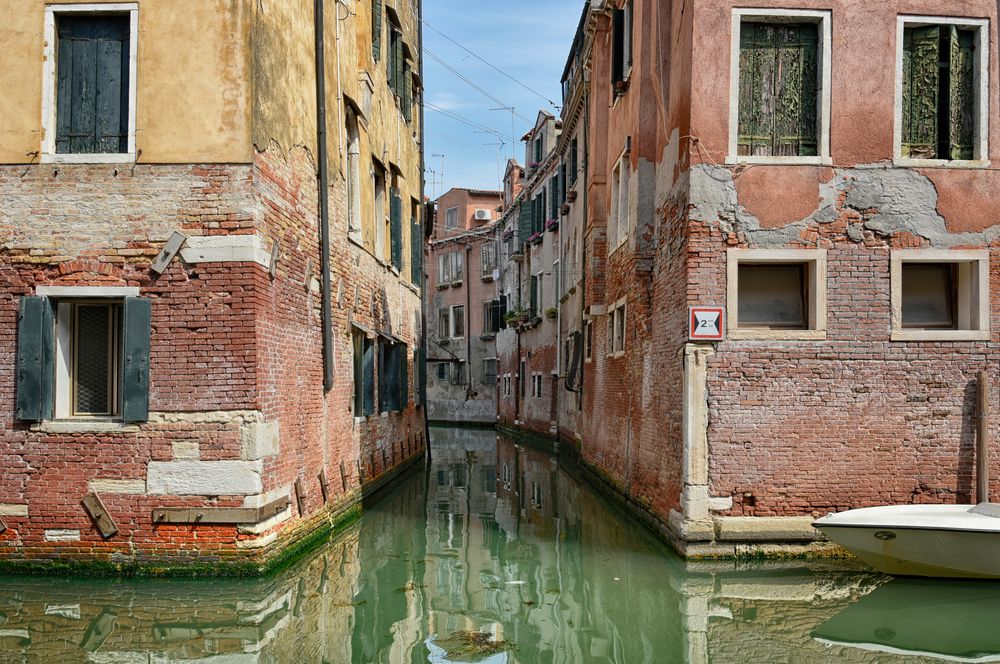 Abseitz gelegen in Venedig